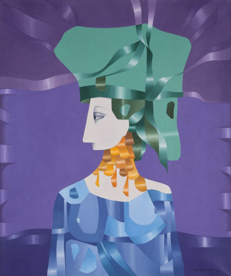Figura con sombrero verde, 1992