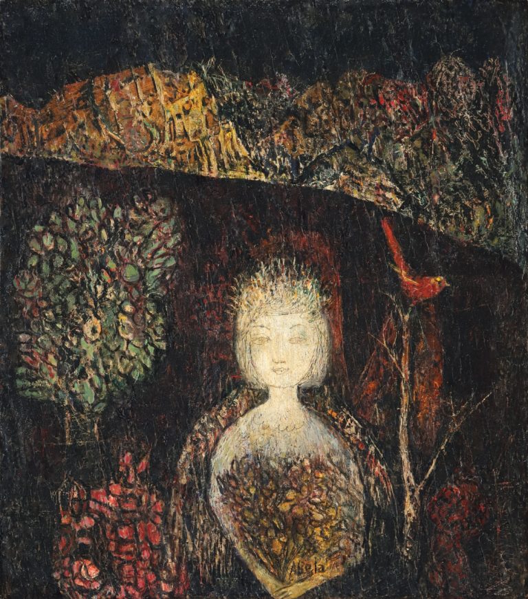 Niña en el bosque, 1957 ca.
