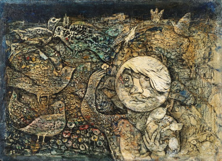Niño y Pájaros (Niño y Palomas), 1957