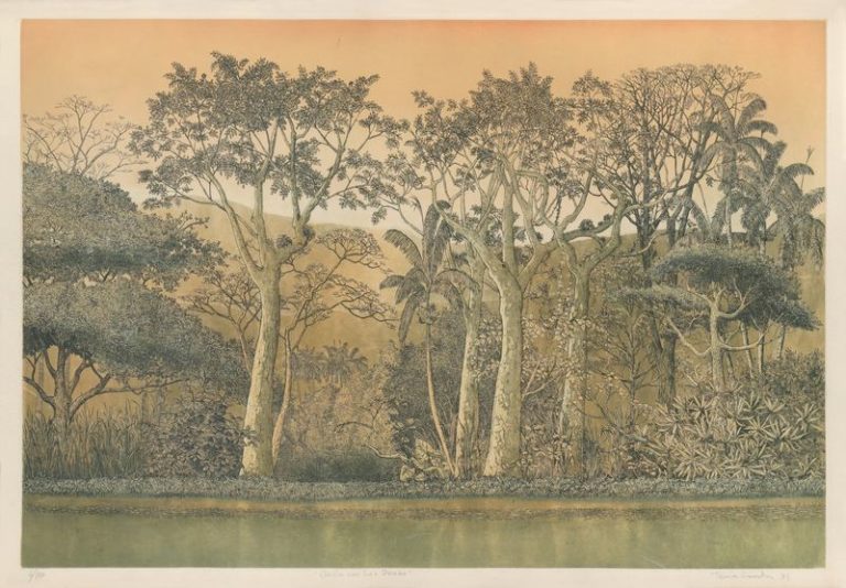 Orilla con luz dorada, 1991