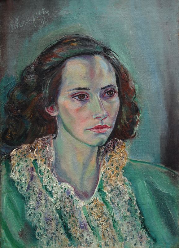 Portrait of young woman 1946