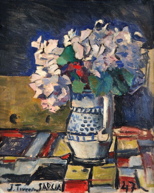 “Still life with flowers” 1947